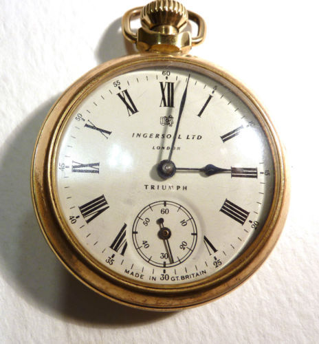 vintage ingersoll pocket watch